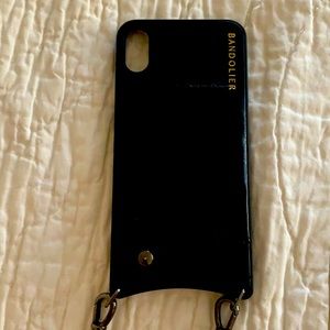 Bandolier black leather